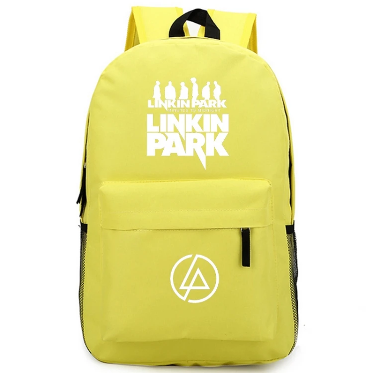 Linkin Park от минут до полуночи школьные сумки рюкзак для ноутбука Mochila Feminina мальчики девочки обратно в школьный подарок день пакет
