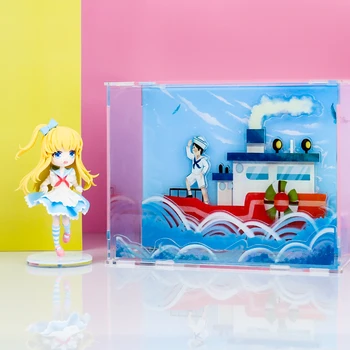 

New products Vograce custom made transparent acrylic standee displays standee acrylic box