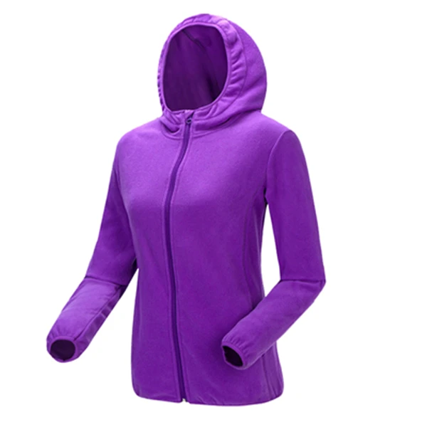 Women Purple JACKSANQI; сезон зима-весна; Новая Для мужчин Для женщин теплая флисовая куртка с капюшоном Спорт на открытом воздухе Пеший Туризм Лыжный Спорт Отдых на природе мужской женский пальто RA288 - Цвет: Women Purple