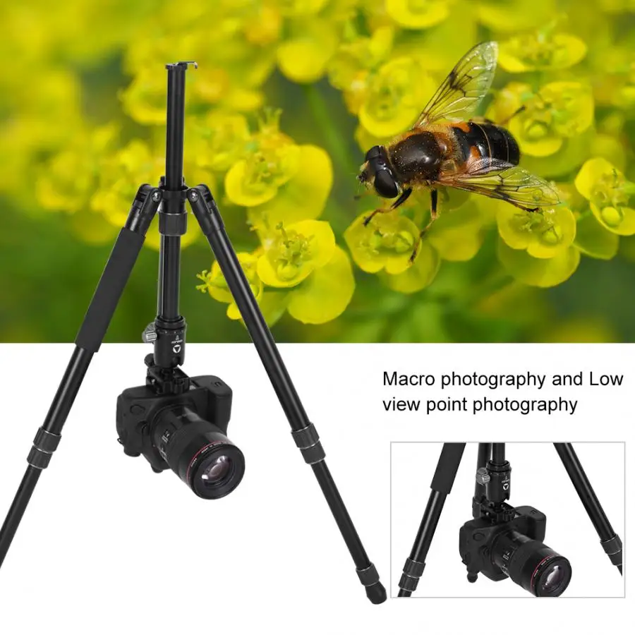 KINGJOY Телескопический Регулируемый монопод для фотосъемки монопод Штатив для DSLR подходит для панорамной/макросъемки/съемки с низкой точки зрения