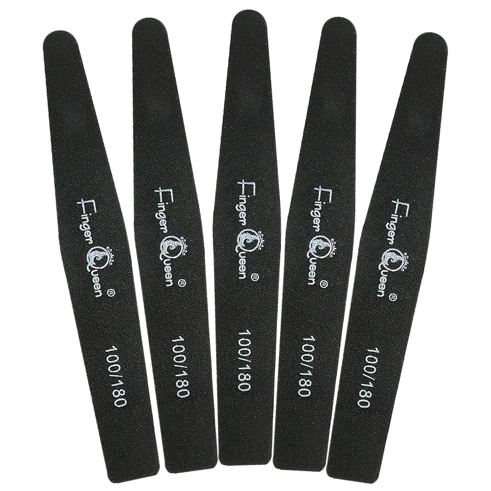 Shape4-5PCS Fingerqueen 5 различных форм крепкие толстые деревянные пилки для ногтей буферные маникюрные пилки для ногтей Солнечный Свет Деревянные шлифовальные пилки для ногтей FCR001 - Цвет: Shape4-5PCS
