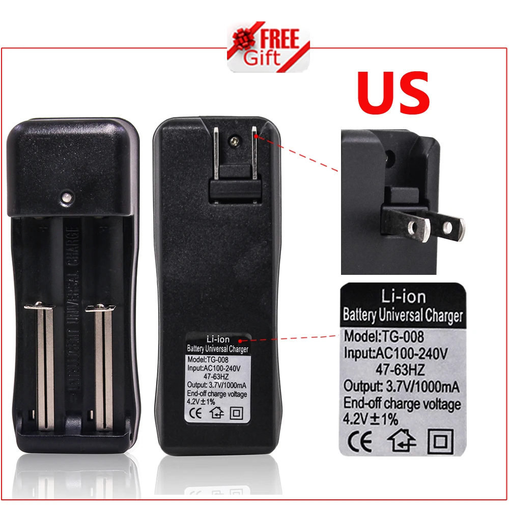 SMOK батарея мини зарядное устройство USB быстрое зарядное устройство для 18650 батарея электронная сигарета Vape один аккумулятор США ЕС разъем-адаптер