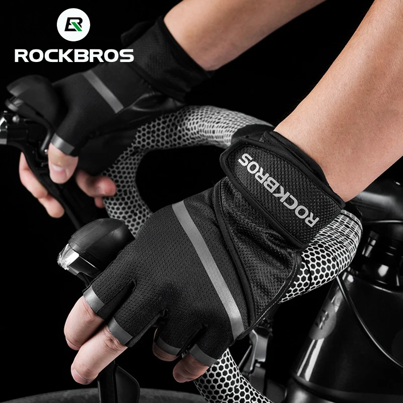 ROCKBORS Перчатки для фитнеса в тренажерном зале перчатки на половину пальца