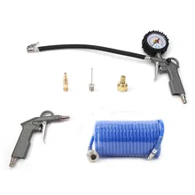 Pneumatic tool set  Air Compressor tool kit Garage 6pcs  5m air hose