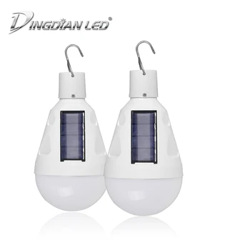 

LED Solar Bulb Lamp Portable Lantern 12W DC5V 1200mAh Soalr USB Rechargeable Outdoor Night Emergency Led Camping Tent Lightings