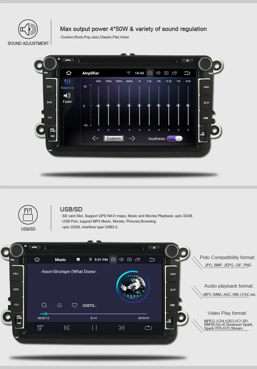 AVGOTOP 2+ 16 ГБ/4+ 64 ГБ Android 9 Bluetooth gps автомобильный проигрыватель мультимедиа для MAZDA CX9 2009