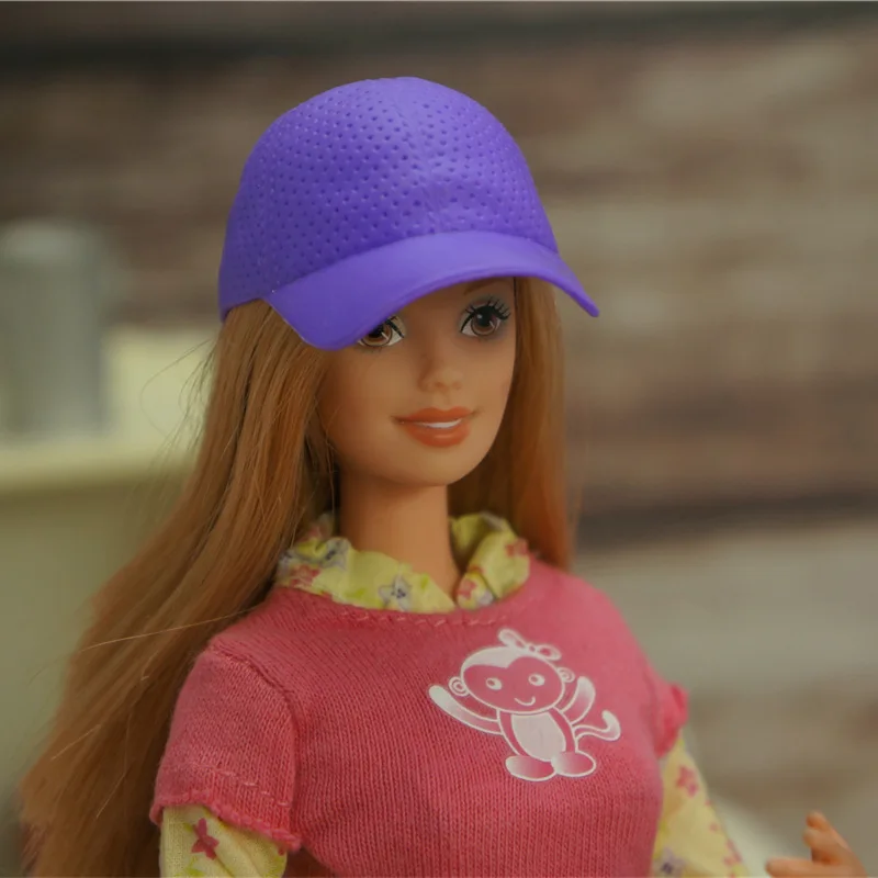 Cappellini per bambole per barbie 1/6 bambole decorazioni per giocattoli  principessa accessori originali per ken Doll Parts cappellino da  equitazione cappello da Baseball cappello da Baseball giocattolo