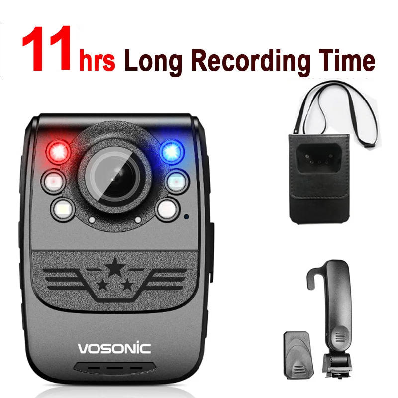 

11hrs Long Recording Standby Police Worn Camera 1080P Wearable Camera Video Voice Recorder Body Cam Sport Clip