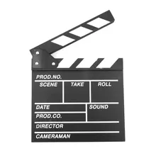 Wood Director Video Scene Clapperboard TV Movie Clapper Board 20x20x1.5cm Film Slate Cut Prop high performance Wood Director Video Scene Clapperboard TV Movie Clapper Board 20x20x1.5cm Film Slate Cut Prop high performance