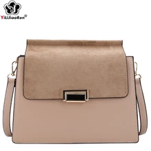 New Fashion Crossbody Bags Over Shoulder Famous Brand Nubuck Leather Handbags Female Large Capacity Messenger Bag Bolsos Mujer