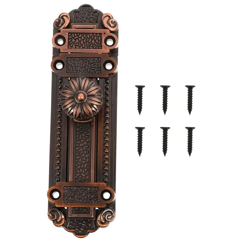 Zinc Alloy Door Window Latch Vintage Security Sliding Bolt Lock 1 Pc For Home door latch