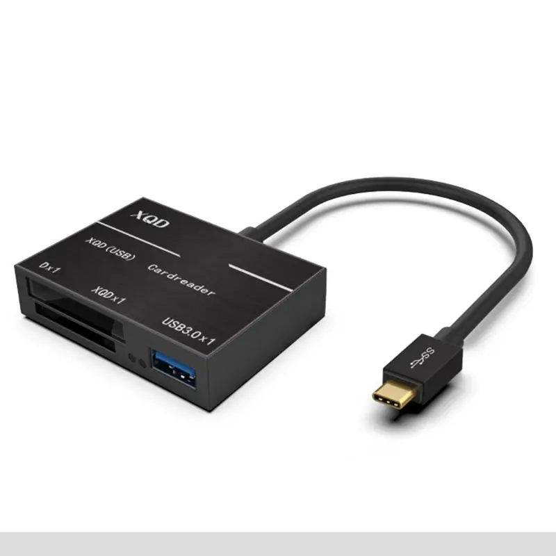 

Высокоскоростной кардридер Type-C для XQD/SD USB3.0 камера компьютерный набор адаптер PXPA