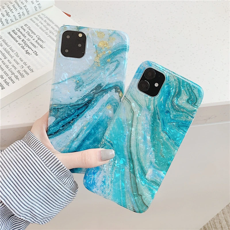 Чехол для телефона Lovebay Seashell с узором iPhone 11 Pro XS Max X XR неровная текстура 7 8 6 6S Plus IMD