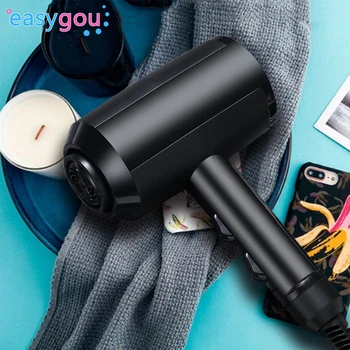 

ESG 220V Negative Ion Hair Dryer for 1500W Professional Blue light Blow Dryer ABS Powerful Electric Dryer Soldering Blower