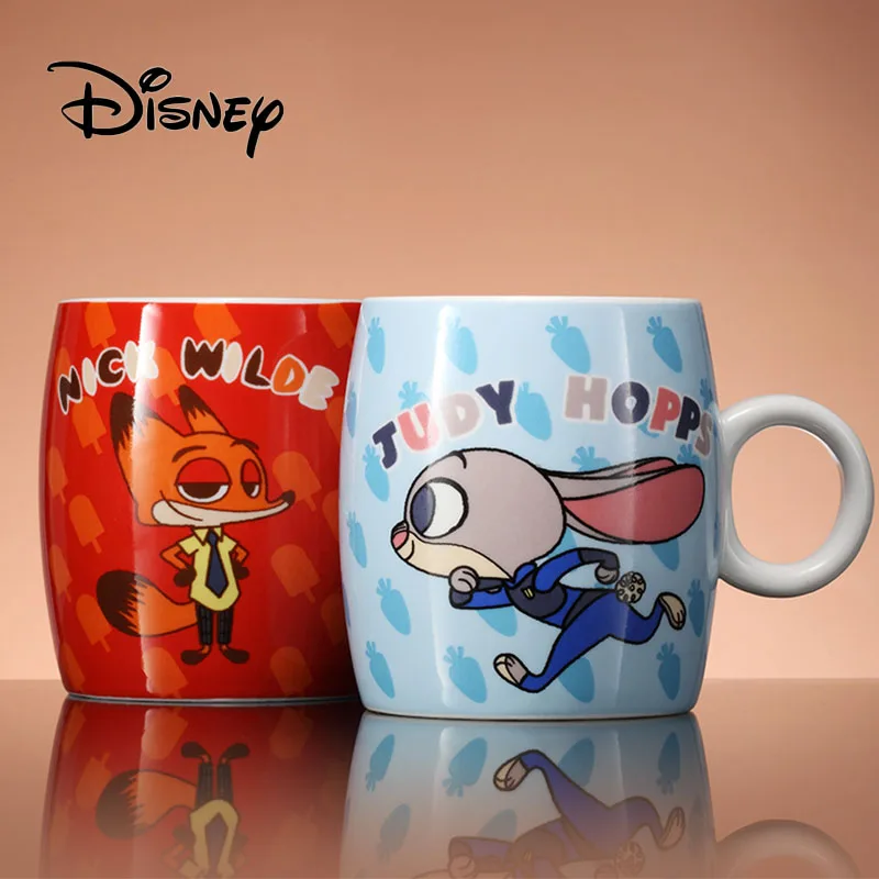 Кружка Disney Zootopia 300 мл чашка Q Edition с героями мультфильмов Ник Джуди керамическая