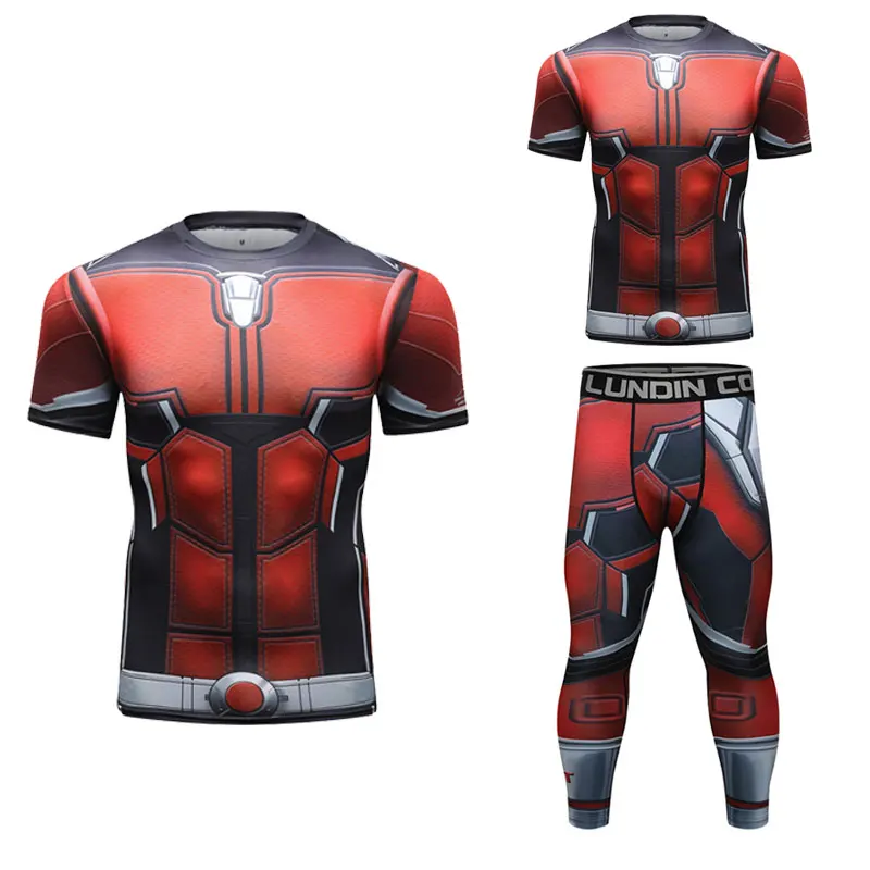 Новинка 2020 облегающий спортивный костюм мужские Леггинсы для фитнеса и