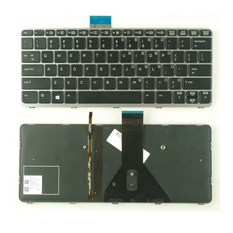 Us/Sp Nuovo Per Hp Elitebook Folio 1020 G1 1030 G1 Tastiera Per Laptop Retroilluminata Spagnola