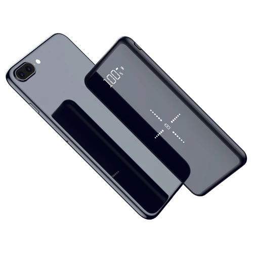 10000 мАч Внешний аккумулятор Qi Беспроводное зарядное устройство для Xiaomi Mi 9 iPhone тонкий внешний аккумулятор быстрая Беспроводная зарядка повербанк