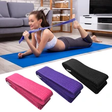 Набор оборудования для йоги, 4 шт., колесо для йоги, хлопок, растягивающийся ремень, стабильность, EVA блоки, спортивные резинки, резиновые тренировочные упражнения