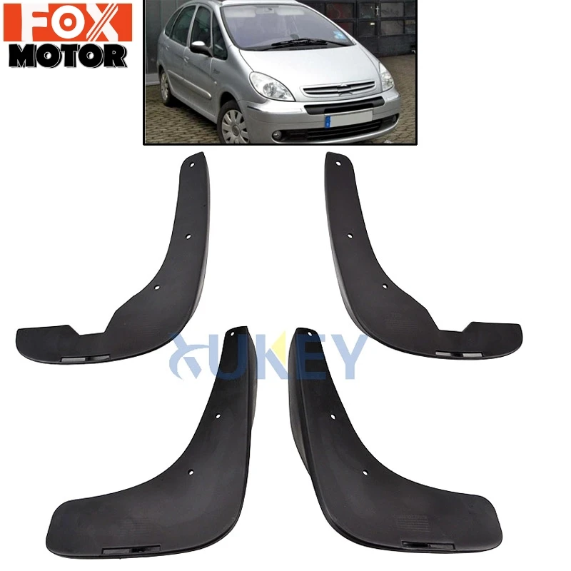 4 шт. подходит для CITROEN XSARA PICASSO 2001 2002 2003 2004 2005 2006 2007 2008 2009 2010-2012 брызговик закрылки