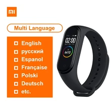 Новинка, Xiaomi mi браслет, 4 с цветным смарт-экраном, браслет, браслет с сердечным ритмом, фитнес, Bluetooth, 5,0, 50 м, для плавания, mi ng, водонепроницаемый