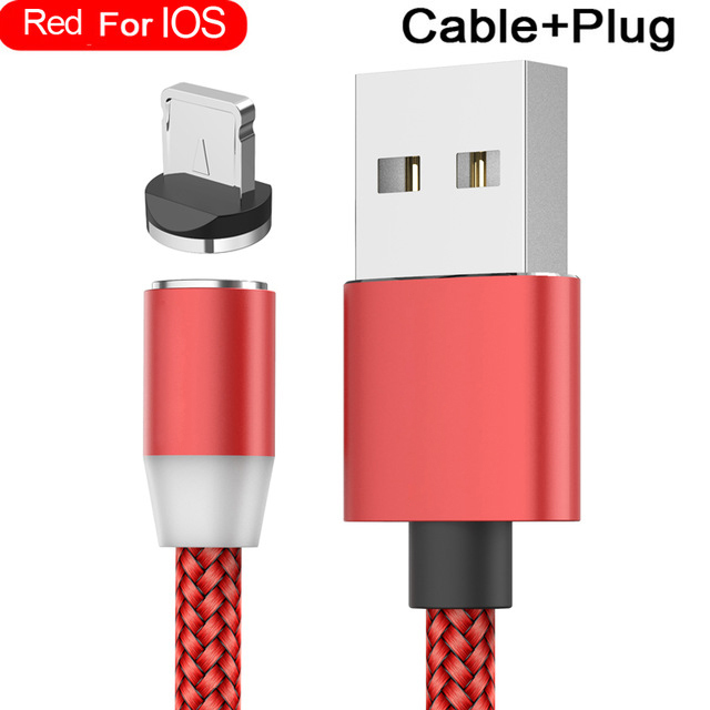 Magnetic Charging Cable 3M Micro USB Cable For Samsung Android Mobile Phone Type-C Charging For iPhone Micro USB Cable
