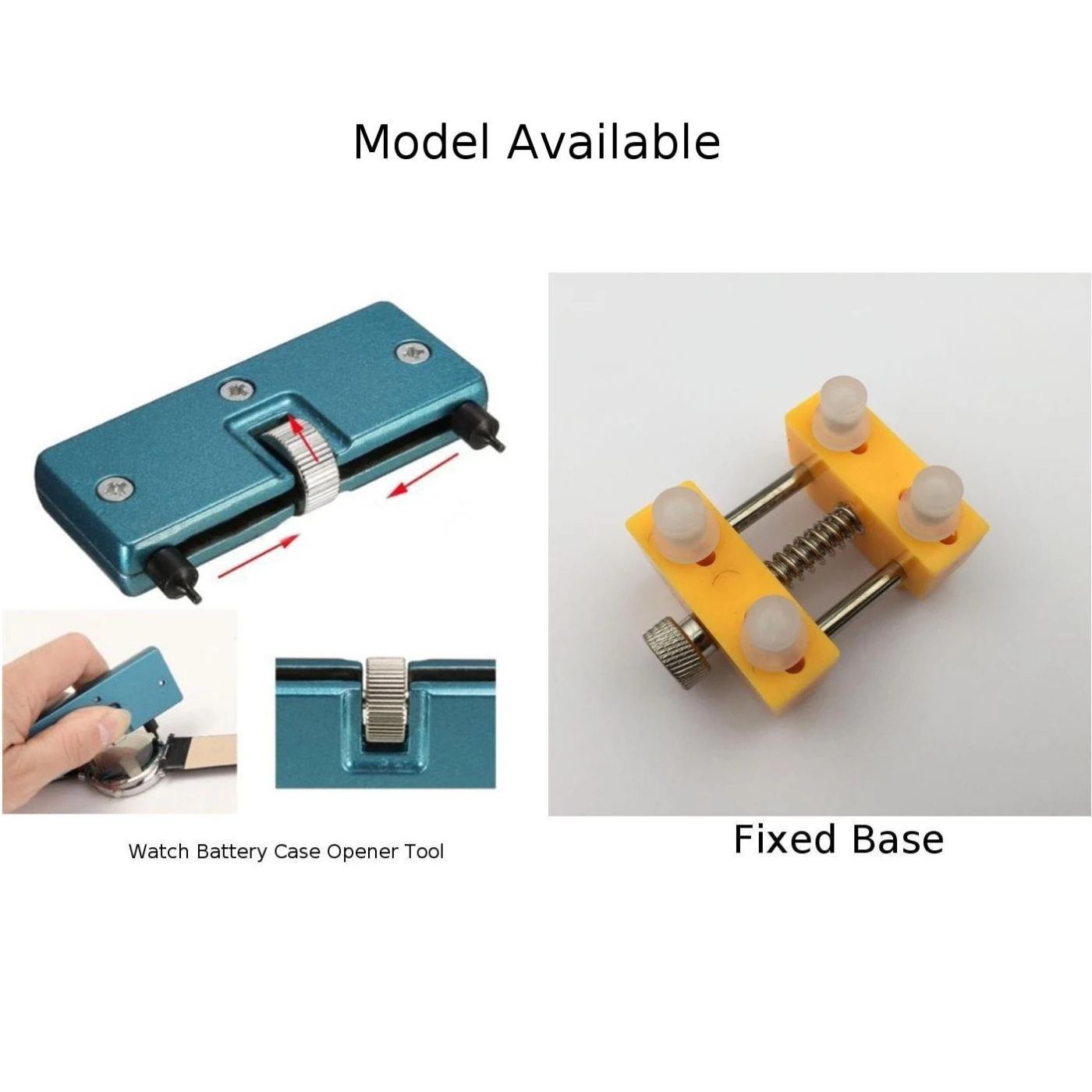 2 челюсти, Регулируемый Чехол для открывания часов, гаечный ключ, батарейный винт, инструмент для ремонта часов, пресс для более близкого удаления, ремонтные инструменты, наборы
