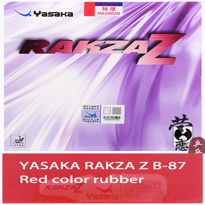 Yasaka Rakza Z Table Tennis Rubber 
