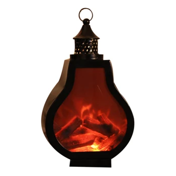 

Flame Lantern Lamps Simulated Fireplace LED Flame Lamps Flame Effect Light Bulb AA Battery Courtyard Living Room Decor