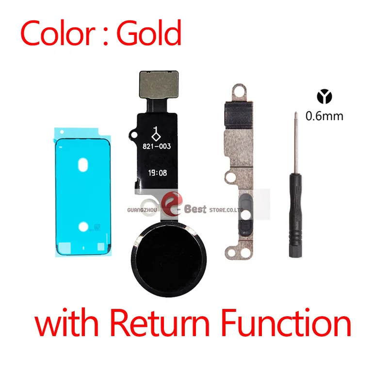 G with Function Высокое качество для iPhone 7 7G 8 Plus 4," 5,5" кнопка домой с гибким кабелем лента в сборе Запасная часть - Цвет: G with Function