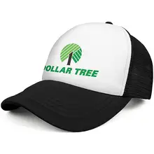 LHSPOSIFD мужская бейсбольная Кепка унисекс с низким ключом Регулируемая Сетка Дальнобойщик доллар-дерево-зеленый-логотип-плоская кепка
