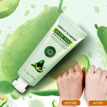 

Plant Extract AVOCADO Moisturizing Hand Cream 100% Plants Essence Hand Mask Nourishing Anti Chapping Oil Control Hand Care Cream