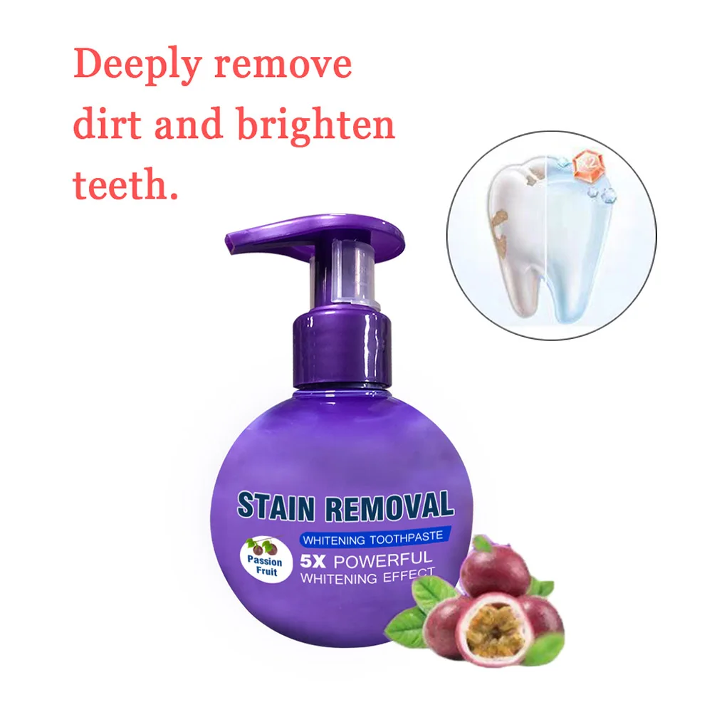 Пресс Зубная паста удаление пятен отбеливание зубная паста пятновыводитель гигиена полости рта уход