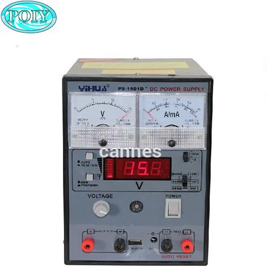 YIHUA 220V 1501D + 15V 1A Регулируемый DC Питание инструментов для ремонта мобильных
