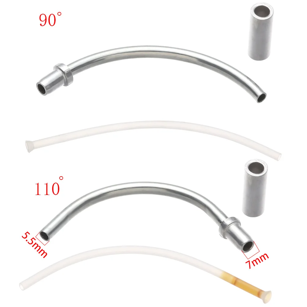 Bicycle V Brake Parts 2pcs/2sets V Brake Noodle and Boot Set MTB Mountain Bike Outdoor Noodles Cable Guide Bend Tube Pipe Sleeves Protector Hose Brake bicycle v brake calipers bicycle v brake parts bicycle brake cable bicycle cable protector