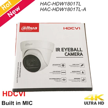 

Dahua Lite Plus Series 4K HDCVI Camera HAC-HDW1801TL-A Built in MIC Waterproof IP67 2.8mm 3.6mm Coaxial Camera