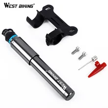 WEST BIKING портативный велосипедный насос 150PSI Presta/Schrader Road MTB горный велосипед насос велосипедный насос ручной насос для велосипеда