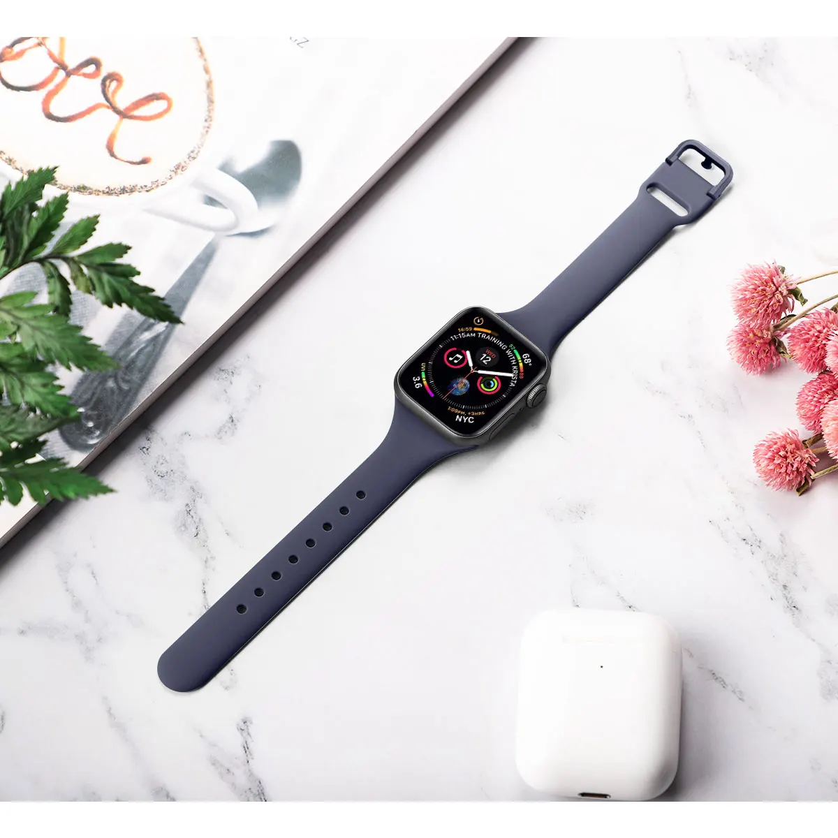 Ремешок для наручных часов Apple Watch, ремешок 38 мм Спорт на открытом воздухе силиконовый наручных часов iWatch, ремешок 40 мм ремешок браслет correa Apple Watch 5/4/3/2/1