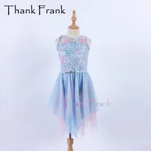 Новые платья для латинских танцев для девочек, кружевное платье с блестками для женщин, платье для латинских танцев, детские костюмы для лирических танцев без рукавов, элегантная танцевальная одежда для взрослых C614