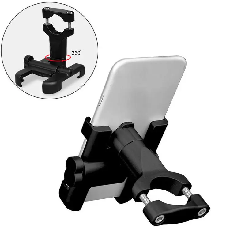 

Universal For iPhone 8 7 7 Plus Phone Holder Bike Bicycle Handlebar Mount Cycling Aluminum Alloy Stand Mobile Phone