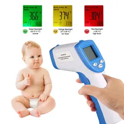 Цифровой инфракрасный термометр с ЖК-дисплеем, лоб, Детская поверхность тела, измерение температуры, функция удержания данных, удобный для