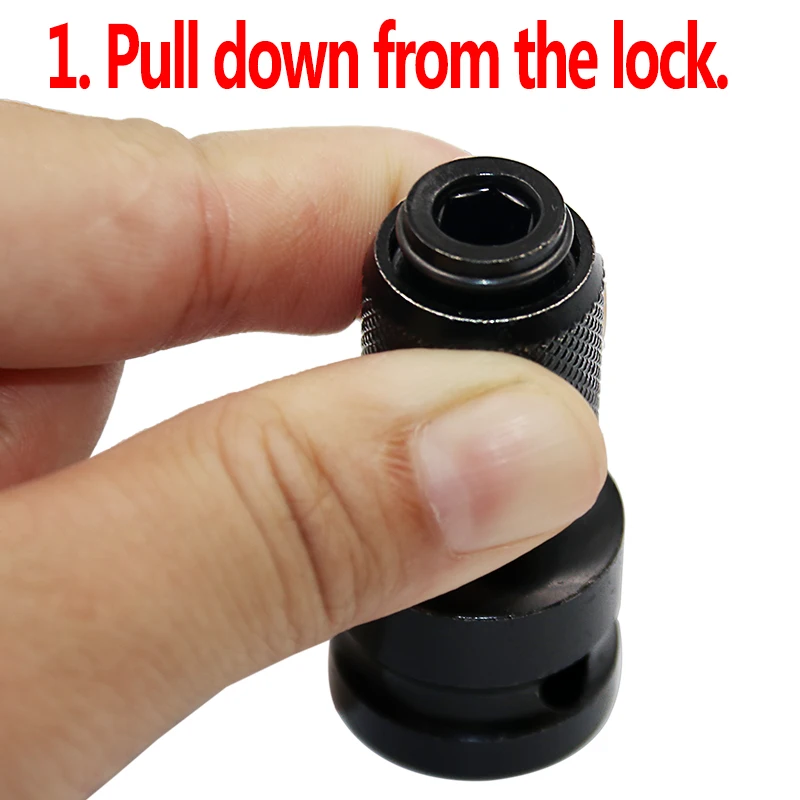 Electric wrench conversion head cover hex head conversion head 1/2 turn 1/4 expansion bit conversion head DT395