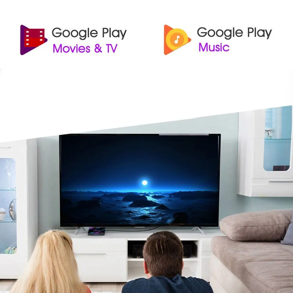 H96 MAX Android 9,0 ТВ-бокс на Rockchip RK3318 4 Гб ОЗУ 64 Гб ПЗУ H.265 4K 60fps проигрыватель Google Store Netflix Youtube телеприставка