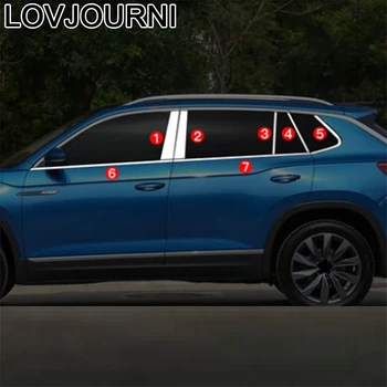 

Window Body Door Handle Rear Fog Lamp Exterior Automovil Automobile Chromium Trim Covers Protecter 18 19 FOR Volkswagen Tayron