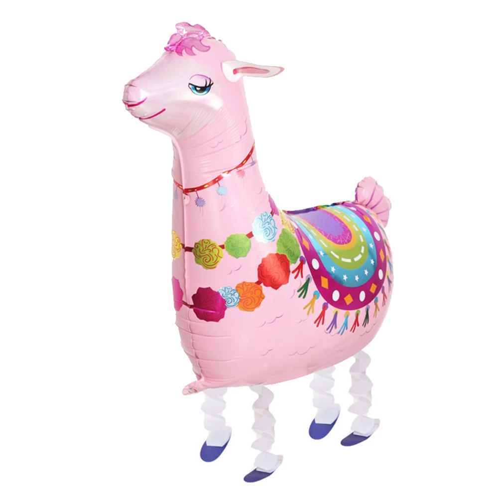 1 шт. 3D большие ходячие воздушные шары из фольги в виде животного девушки на день рождения тема вечерние украшения сувениры вечерние аксессуары - Цвет: As Shown