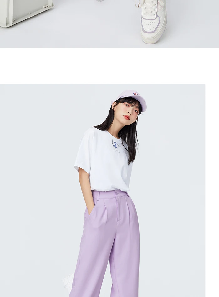 SEMIR Casual Pants Women Spring 2021 New Loose Wide-Leg Pants Slim Drape Mopping Pants Suit Trend SEMIR Casual Pants Women Spring 2021 New Loose Wide-Leg Pants Slim Drape Mopping Pants Suit Trend