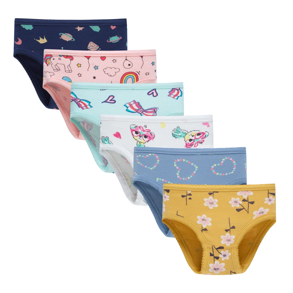 Benetia Girls Underwear Girl Cotton Panties kids Briefs Size 2t 3t 4t