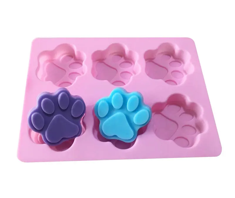 6 Cavities Soap Making Tools Cat Feet Pattern Cake Chocolate Silicone Mould Non-toxic Soap Mold Handcrafted Accessories 6 Cavities Soap Making Tools Cat Feet Pattern Cake Chocolate Silicone Mould Non-toxic Soap Mold Handcrafted Accessories silicone mold soap molds