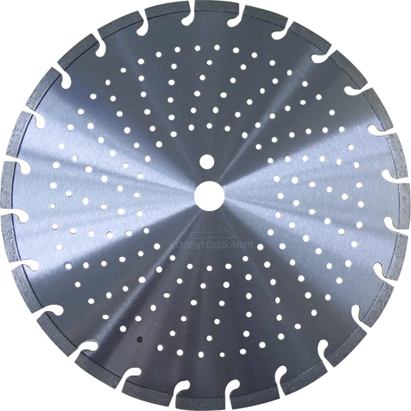 

350x10x25.4mm laser welded turbo diamond saw blade for cutting iron,copper,IPE,granite, concrete and marble