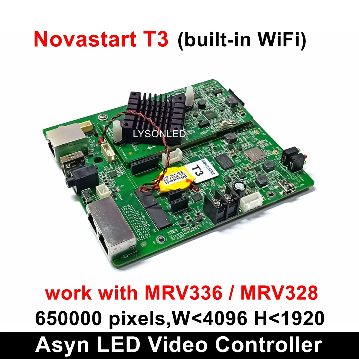 Novastar T3 асинхронный большой светодиодный видеодисплей контроллер Nova WiFi